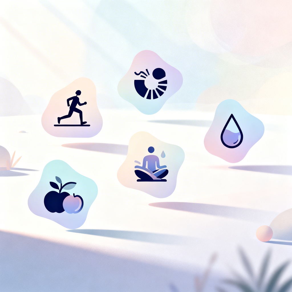 Cinco hábitos para una vida saludable